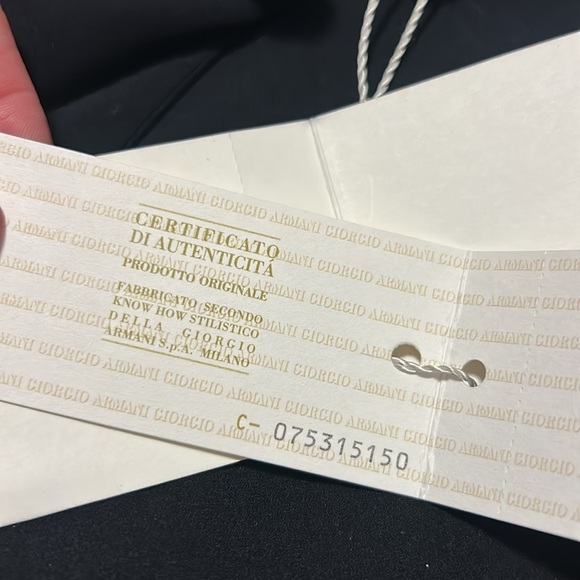 Armani Collezioni NWT 100% silk black cowl with halter strap neck cocktail dress - Picture 12 of 13